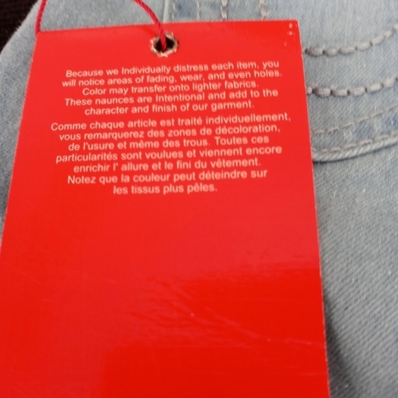 True Religion world tour child's 4T Geno Relaxed Slim lt wash denim shorts New - Picture 6 of 10